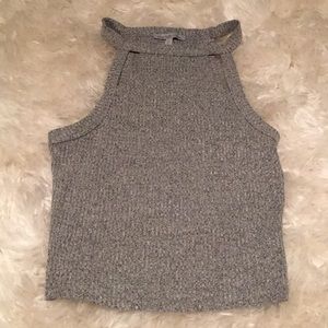 Ribbed grey crop top 3/20